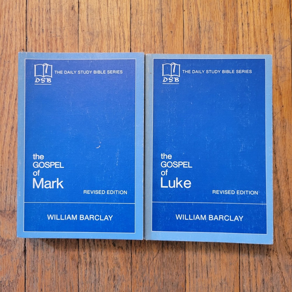 Westminster Press Gospel of Mark Luke Barclay Revised Edition Set Commentary